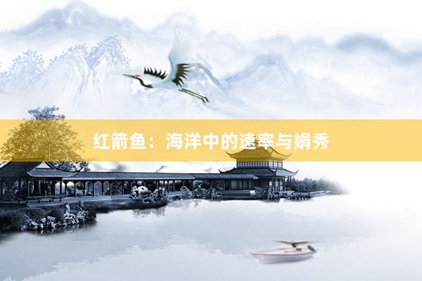 红箭鱼：海洋中的速率与娟秀